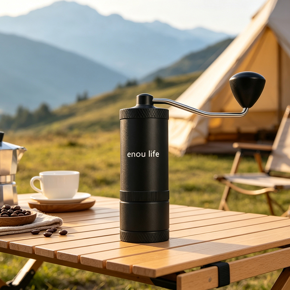 主图1 enou life HG8 Professional Manual Coffee Grinder with Stainless Steel Conical Burr缩略图